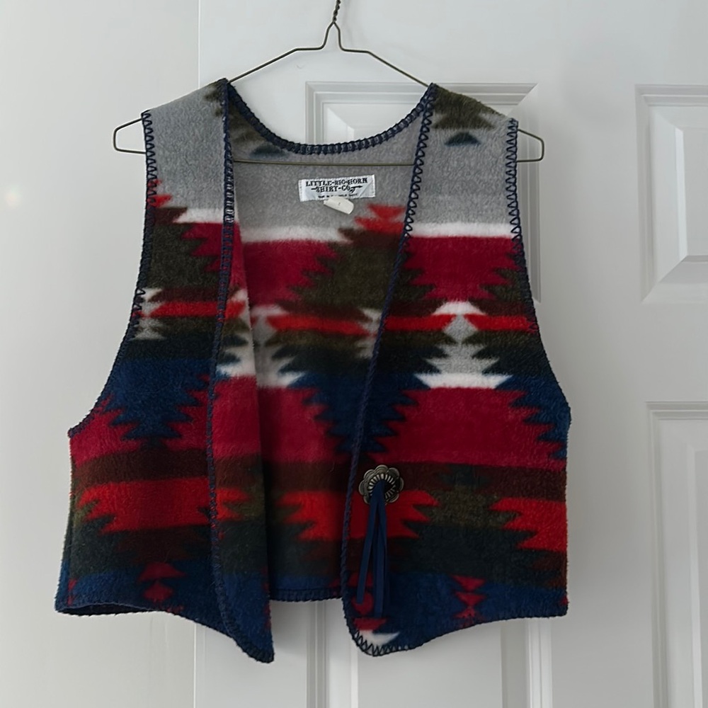 Vintage fleece vest